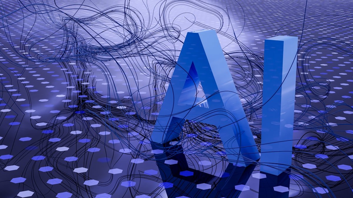 Local LLM inference concept with AI model visualization