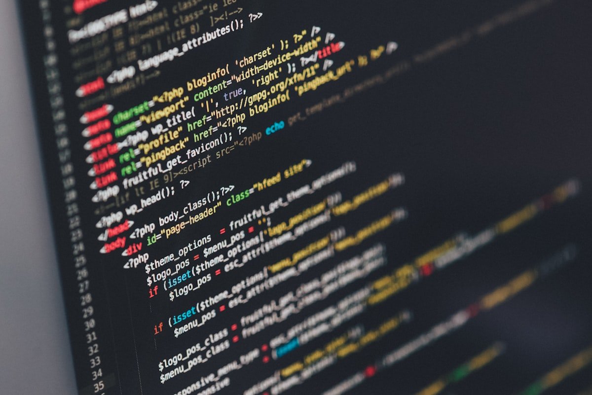 Developer running local LLM inference with code on screen