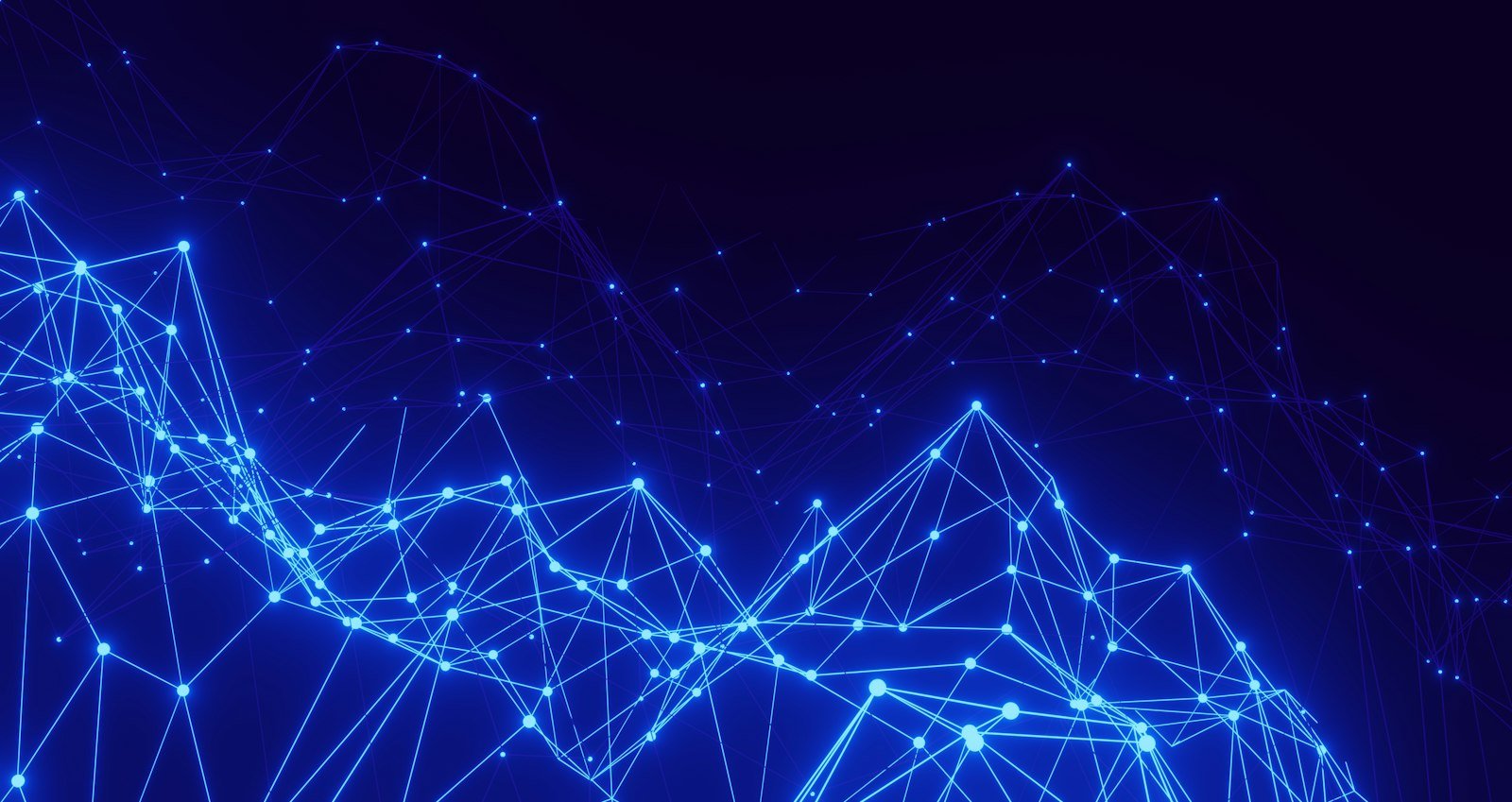 Abstract blue network of nodes representing LLM PII redaction tool comparison in 2026